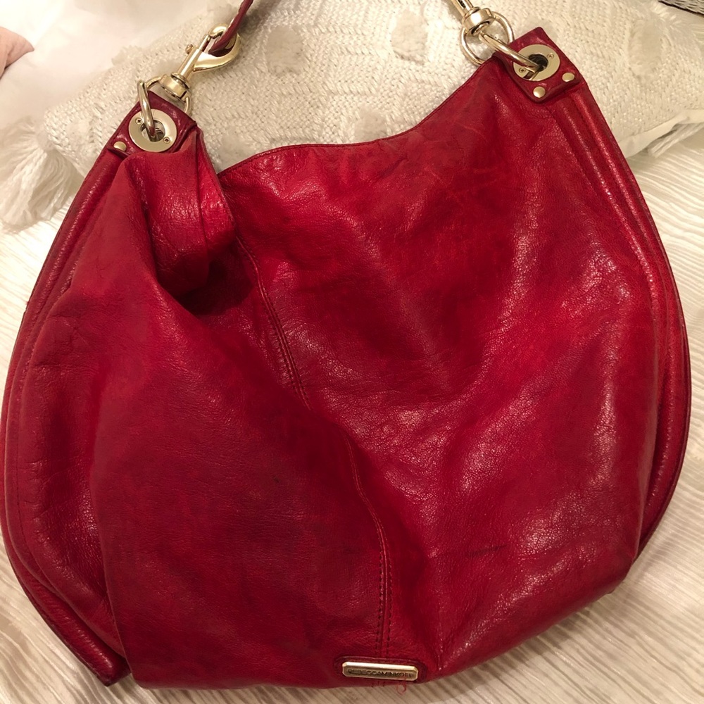 Authentic Rebecca Minkoff Red leather Purse Tote